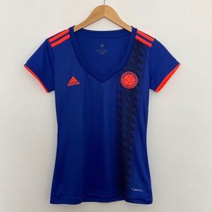 Addidas Blue Colombian Women’s Soccer Jersey